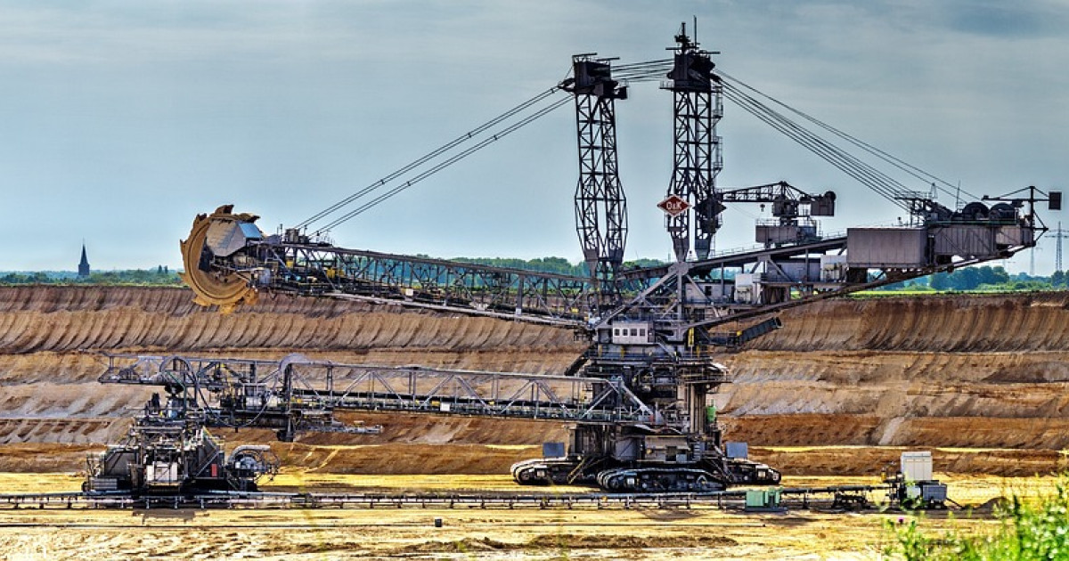 mining mound ruhr valley landscape